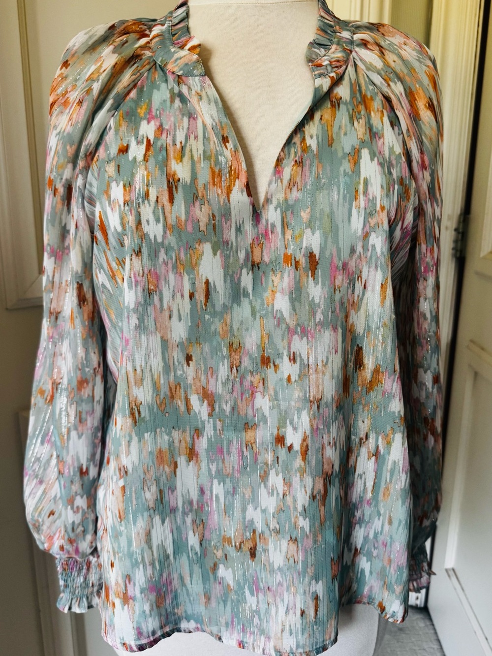 Aqua Mint Green top